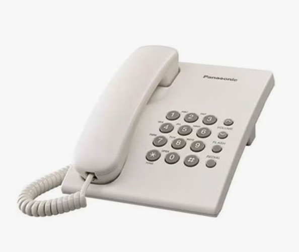 Телефон стационарный проводной Panasonic MX-500 белый 1 трубка — фото 1