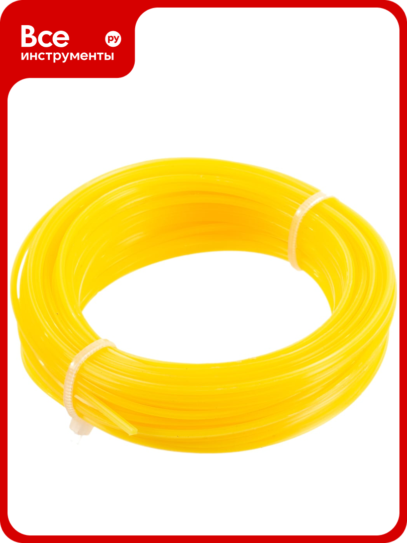 Леска нейлоновая для триммеров  1 6 мм  15 м  звезда  Энкор 56653