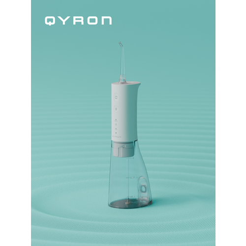 Ирригатор для полости рта и зубов Qyron WF601, портативный, белый