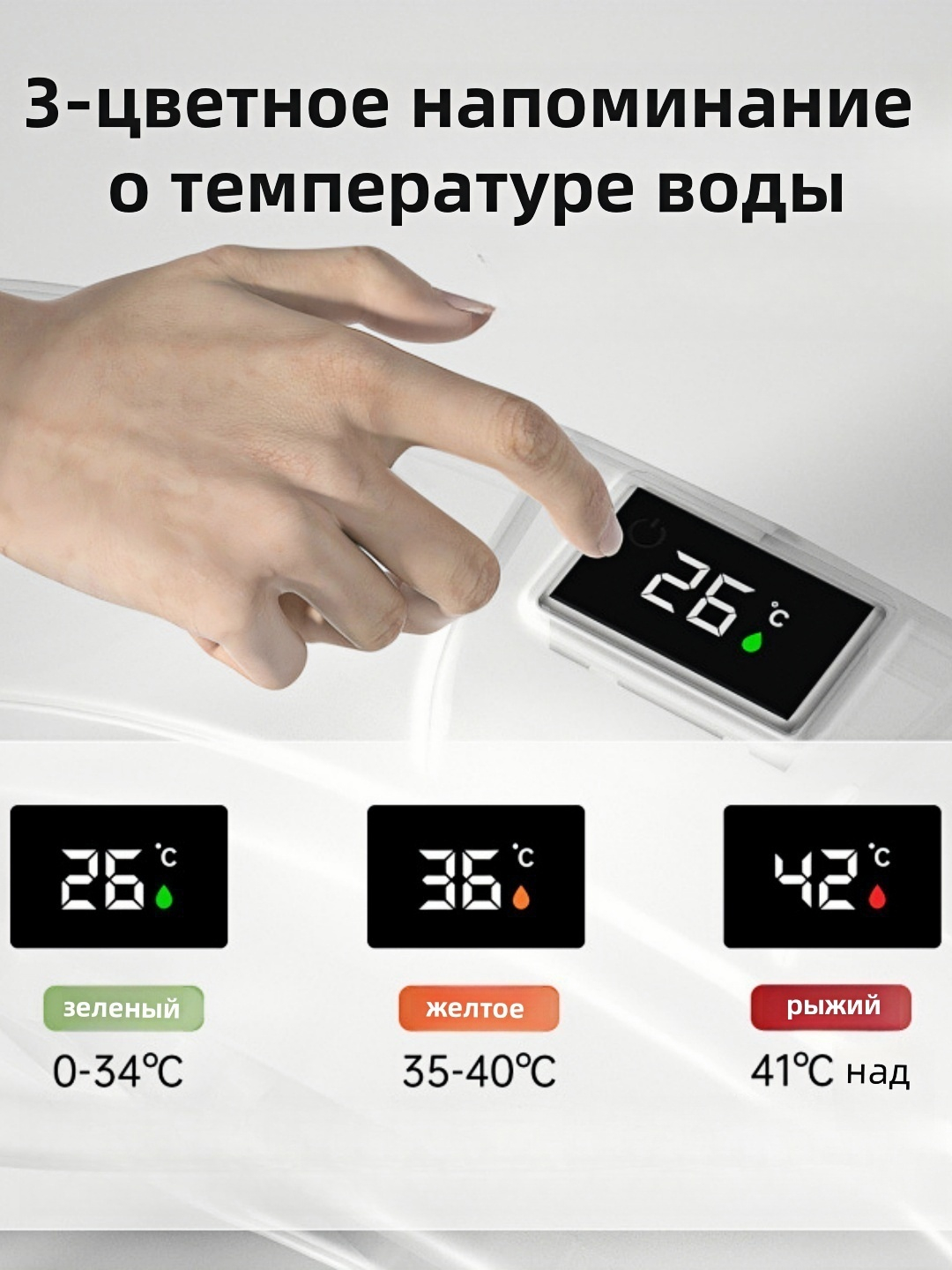 Набор детской ванночки, для купания новорожденных, складная, с термометром и матрасиком — фото 1