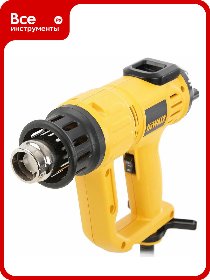 Пистолет горячего воздуха Dewalt D26414 2000 Вт 600С 650 л/мин D26414-QS