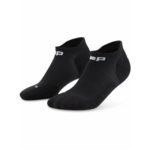 фото Носки cep core run socks, no show, 5.0, размер iv, черный