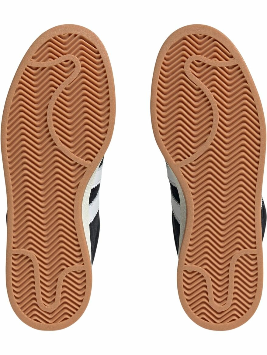 Кроссовки adidas Campus 00s, полнота F, размер 9 UK, Черный/Белый/Белый — фото 1