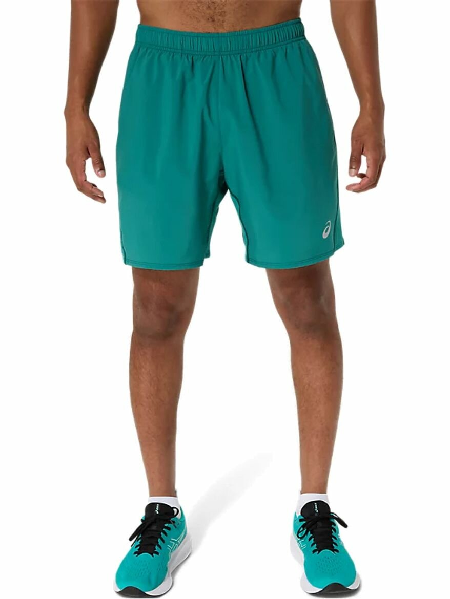 Шорты спортивные ASICS CORE 7IN SHORT, размер L, зеленый,