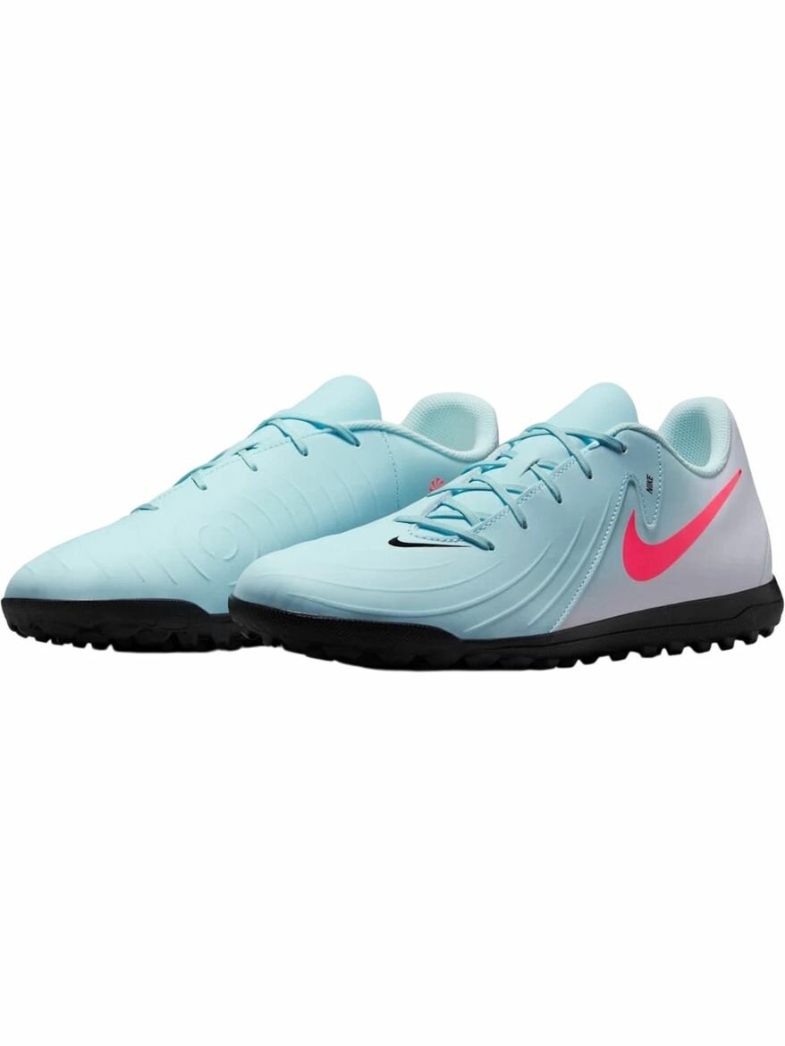 Бутсы NIKE, размер 7,5 US, голубой/белый — фото 1