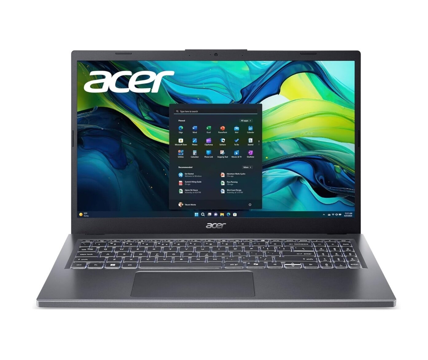 Ноутбук ACER Aspire A15 AMD R7-8840HS 16 GB 512GB SSD 15.6 FHD