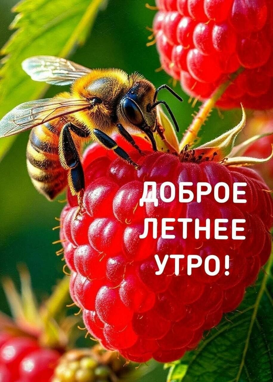 Постер - Плакат " Доброе Летние Утро!", формат А4, без рамки, цифровая печать