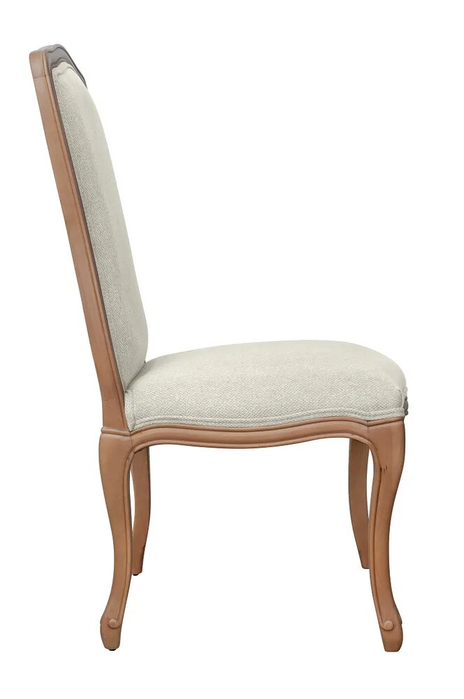 Стул Mak-interior "Wenter Cream", из массива дерева без подлокотников — фото 1