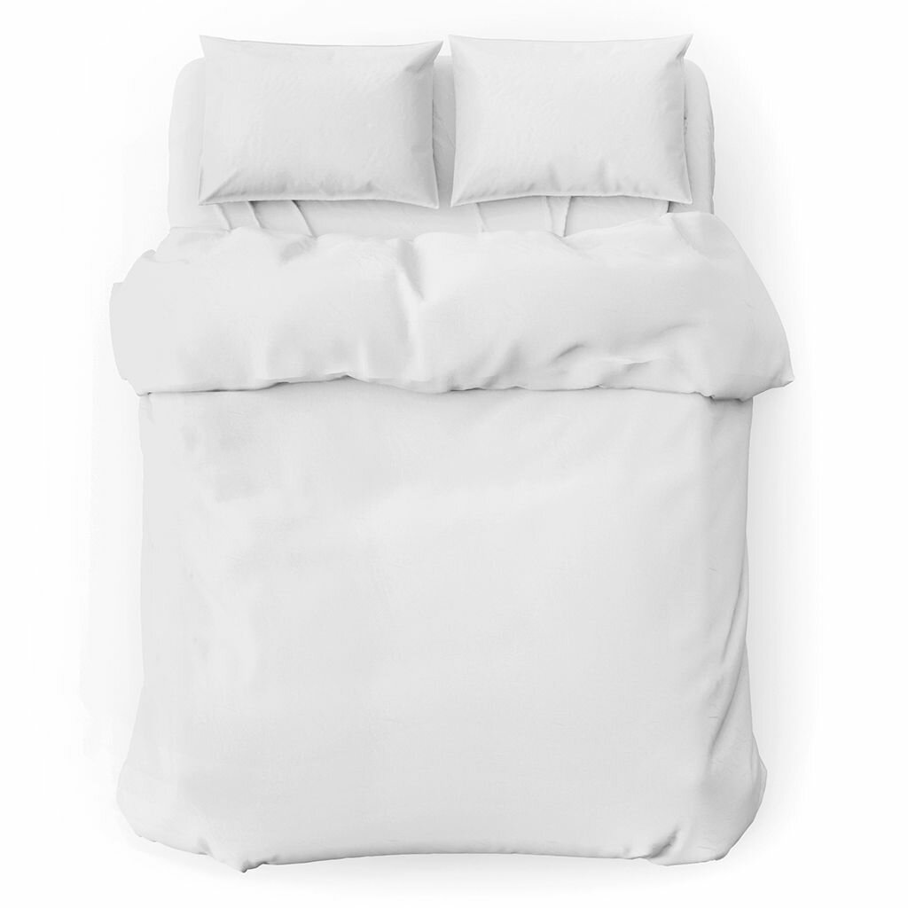 Постельное белье, комплект 1,5 спальный "Облако", 3 предмета, поплин 115г/м2, наволочка 70х70см