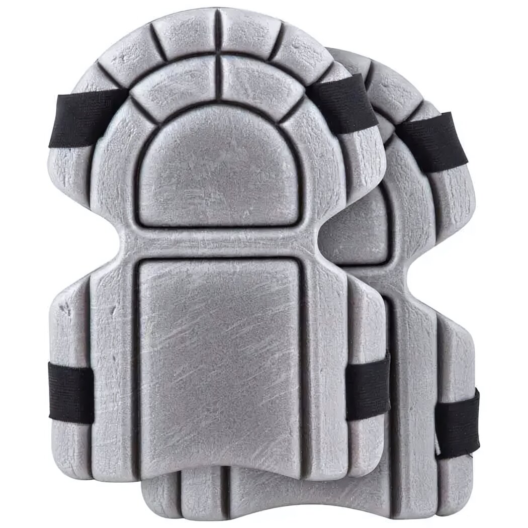 Наколенники садовые с амортизацией пенополиэтилен 18х23х3 см серый цвет регулируемые ремни