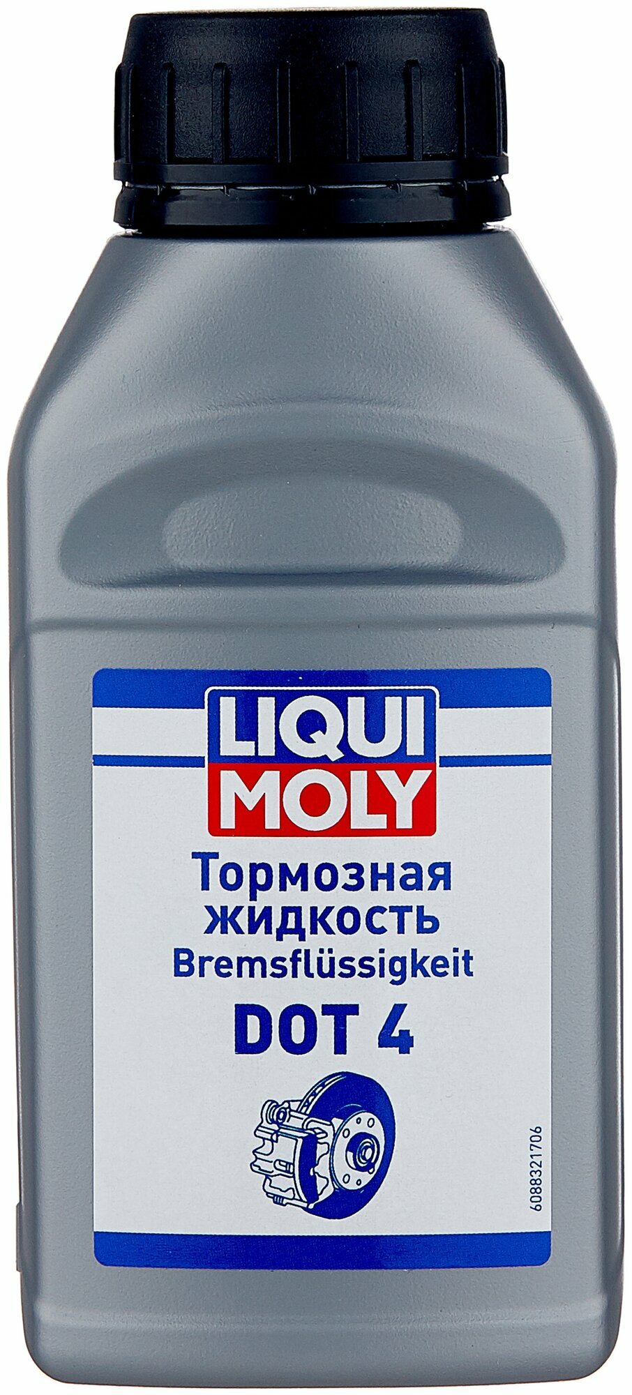 Тормозная жидкость LIQUI MOLY Bremsenflussigkeit DOT 4 0.25 л