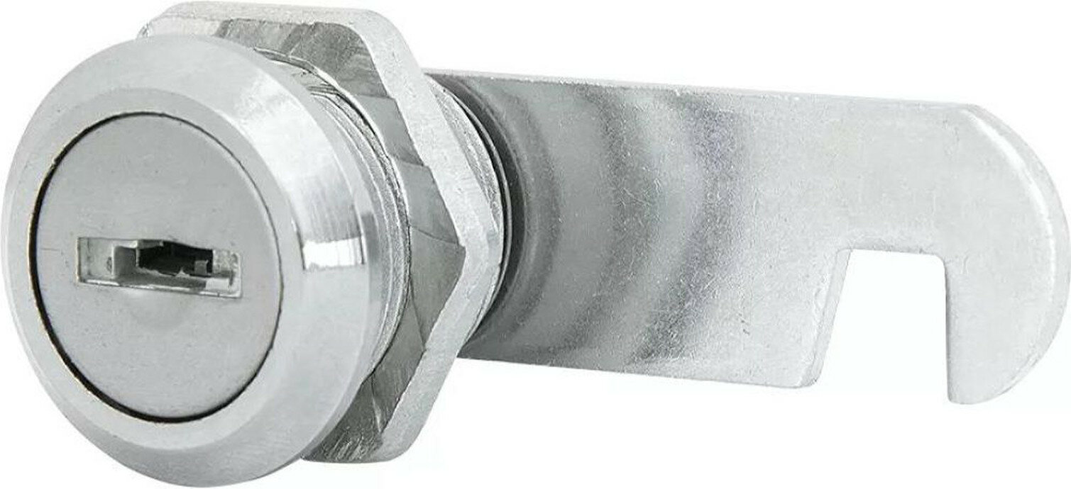 Замок почтовый Palladium ML-16 цинковый сплав серый 16мм 2 ключа