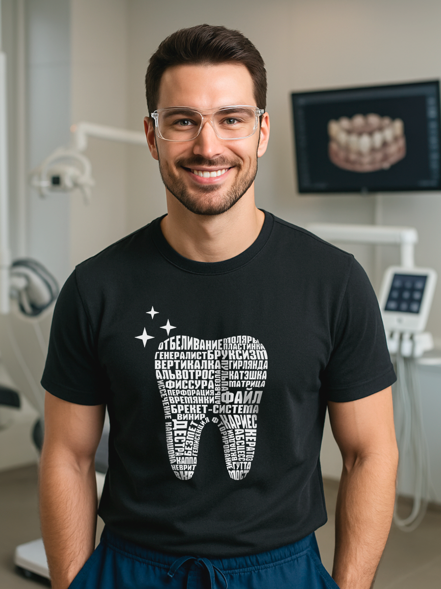 Футболка COOL GIFTS Сленг стоматолога