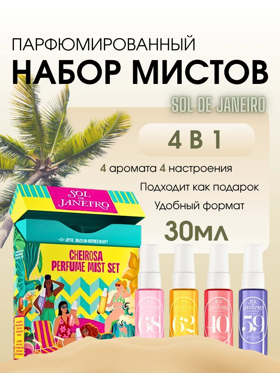 Мист парфюмированный Trendsetter's Treat Sol de Janeiro "Cheirosa", для тела, 30 мл