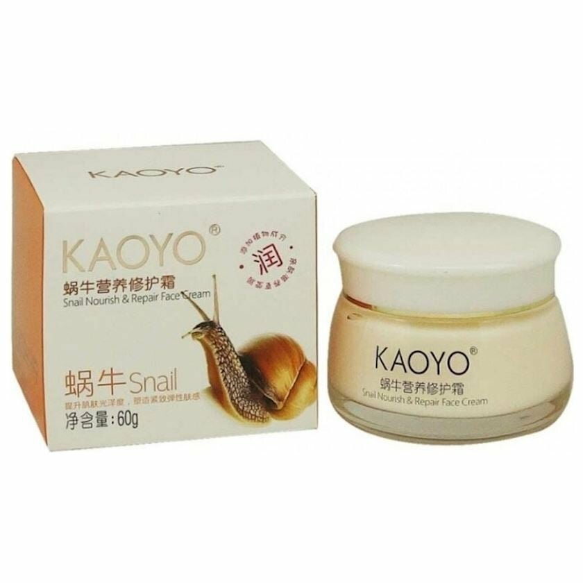 Крем для лица KAOYO с муцином улитки, омолаживающий, увлажняющий, от морщин, 60г