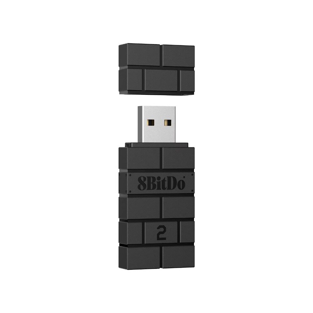 8BitDo PS5 XBOX USB Беспроводной адаптер Bluetooth 2 для серии XBOX XBOX One PS4 PS3 Nintendo Switchplate OLED Windows — фото 1