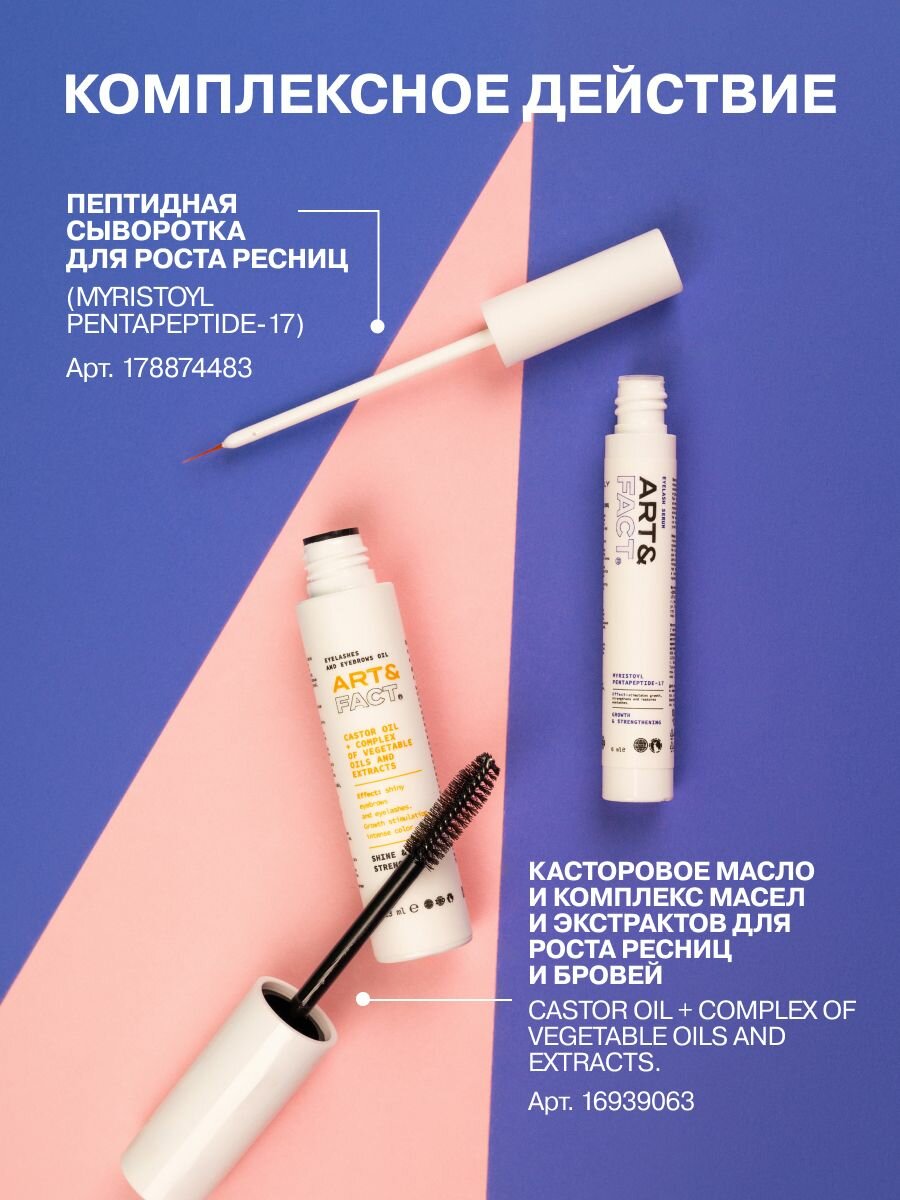 Изображение ART&FACT. / Подарочный набор для роста ресниц и бровей