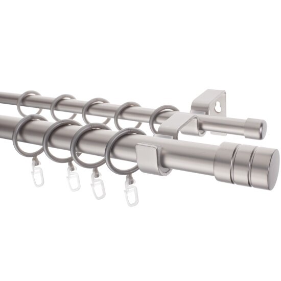 Карниз металлический LM Decor Лайт Цилиндр 25/16 мм 24 м сатин