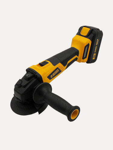 Изображение товара Машина углошлифовальная аккумуляторная бесщет. Denzel BLG-IB-18-02 Li-ion, 18 В, 3 Ач, 115 мм 27002