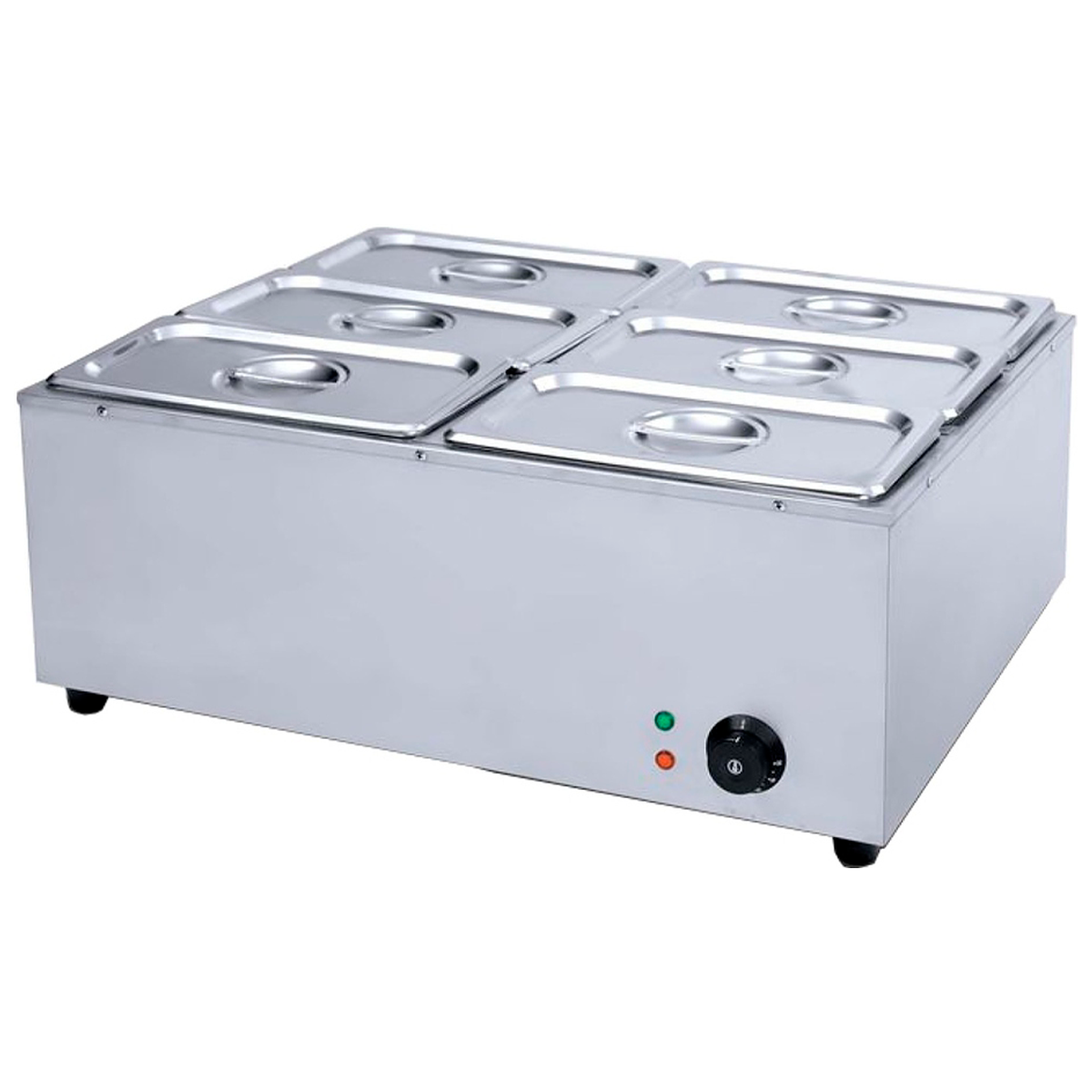 Мармит водяной Hurakan HKN-BM6 профессиональный настольный 6 GN 1/3. для вторых блюд