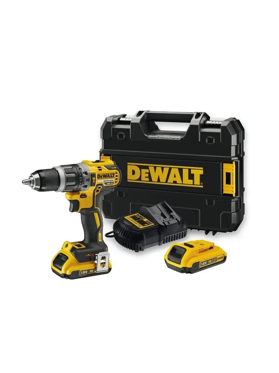 Бесщеточная ударная дрель-шуруповерт DEWALT DCD796D2-QW с кейсом