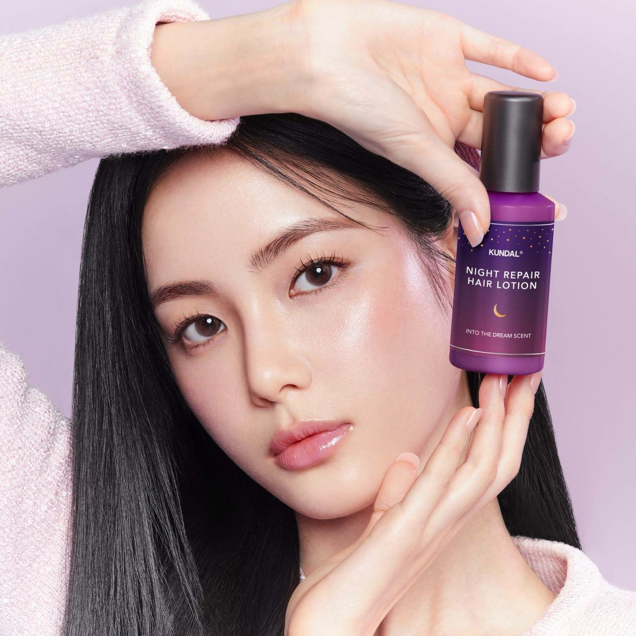 Ночной лосьон для волос KUNDAL "Night Repair Hair Lotion", блеск, мягкость, защита 100 мл