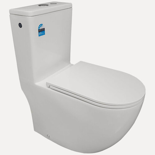 Изображение товара Унитаз Bloomix S-Line 3.0 2327T/UF1 Ceramic+ моноблок безободковый торнадо