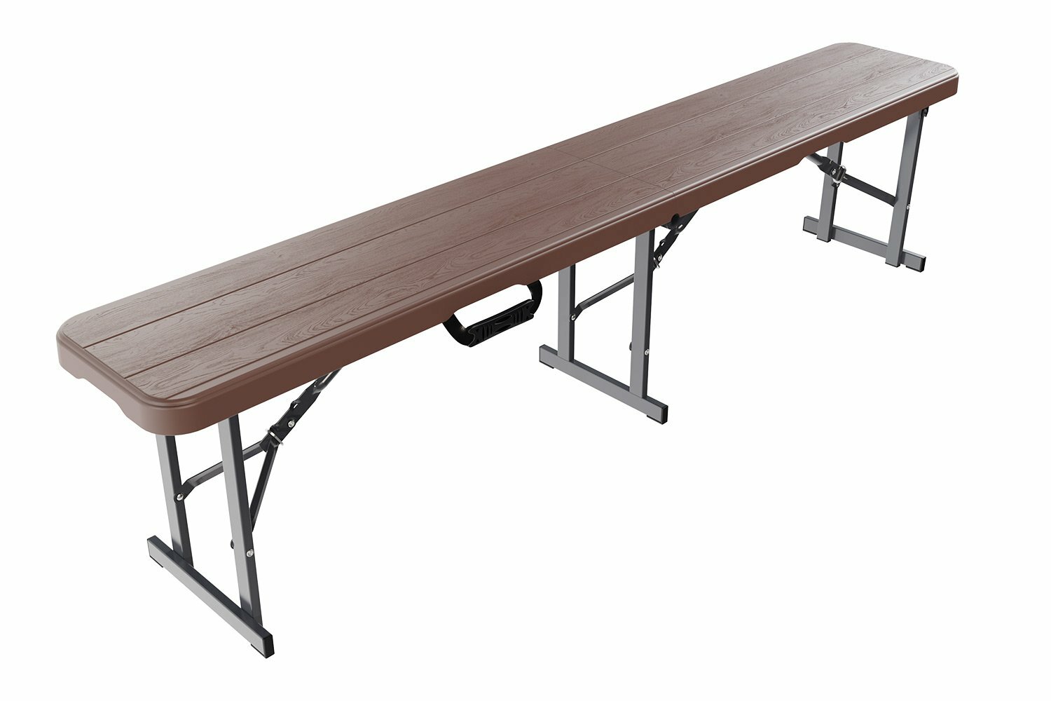 Скамейка складная для сада дома офиса SAMMAN Vän T коричневый