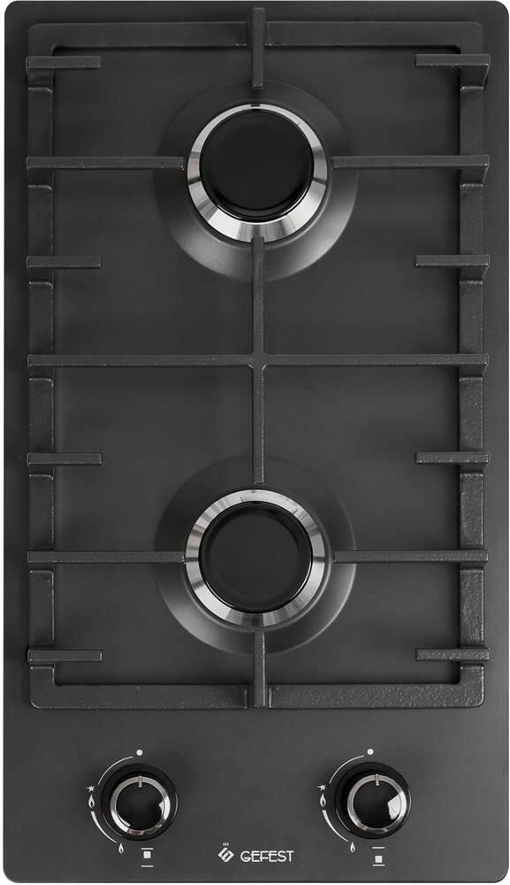 GEFEST Газовая варочная панель ПВГ 1002 К2 чeрный