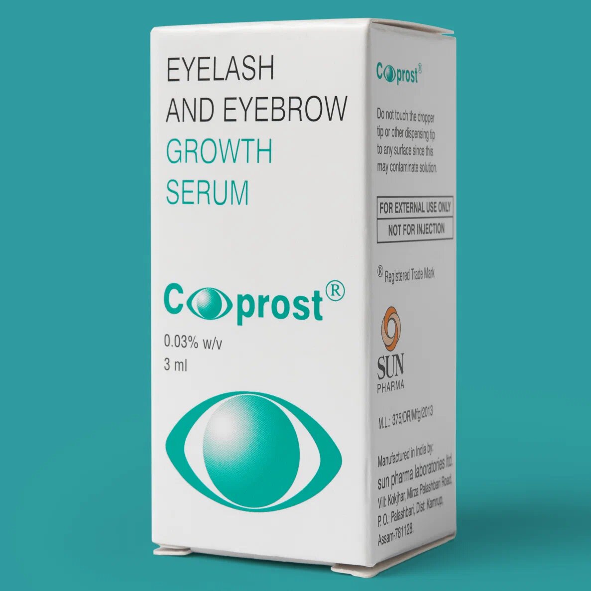 Карепрост Careprost сыворотка для роста ресниц и бровей, 3 мл Косметическое средство с Биматопростом — фото 1