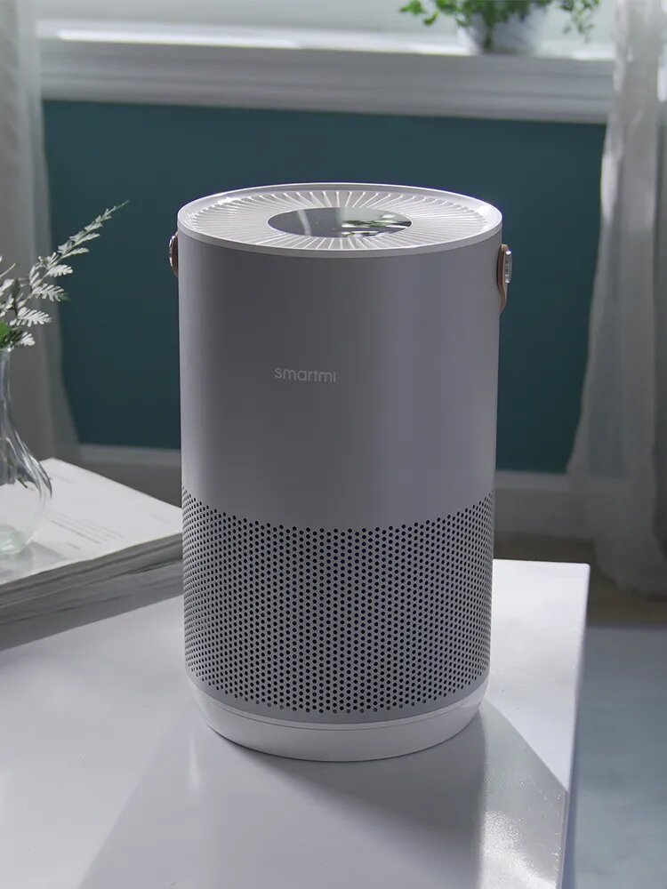 Очиститель воздуха Smartmi Air Purifier P1, с Алисой, HEPA, светло-серый — фото 8