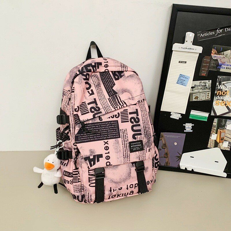 Urban style рюкзак нейлоновый college 20l с мягкими плечевыми ремнямидля школы и кампуса pink