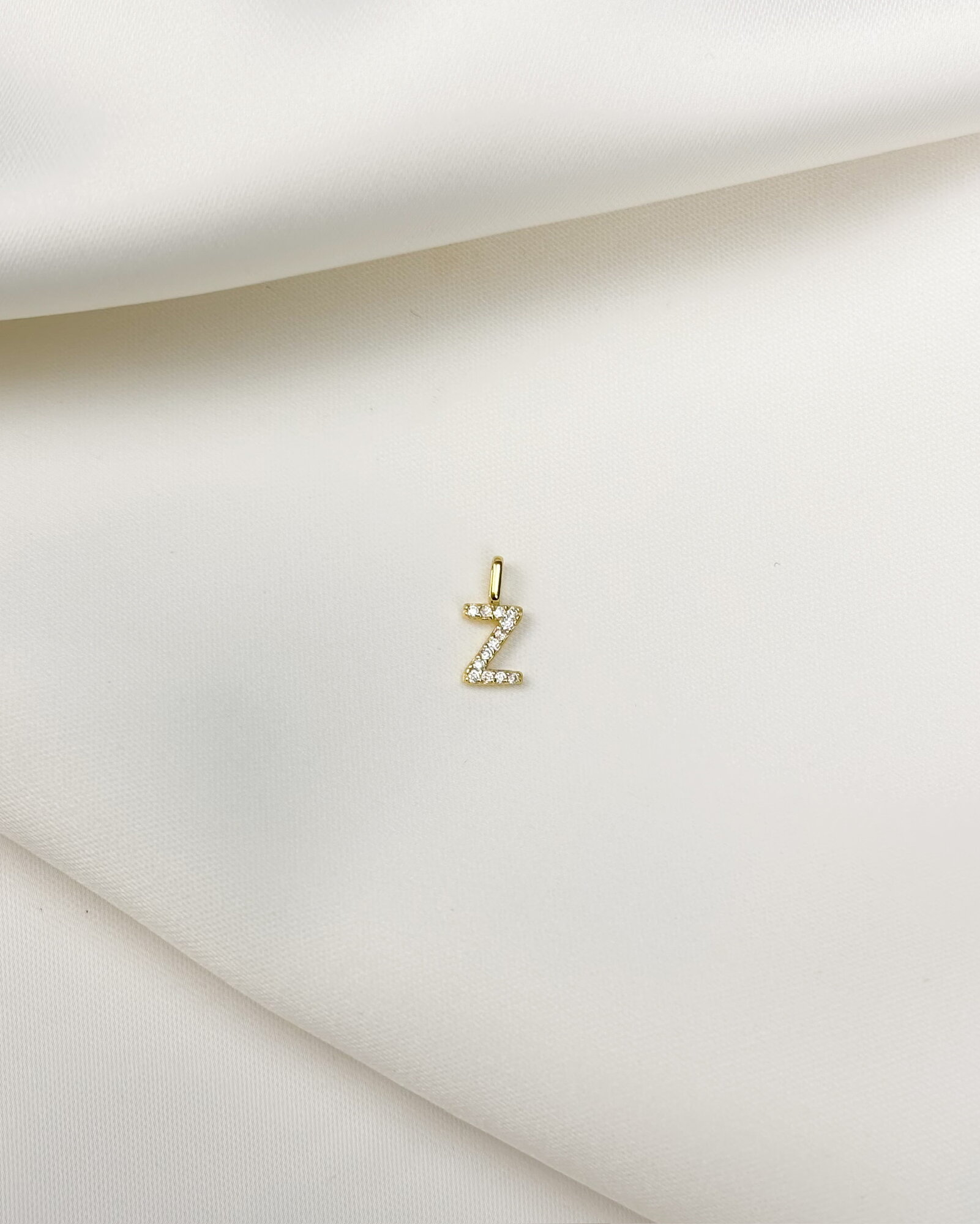 Подвеска, белый/золотистый — фото 1