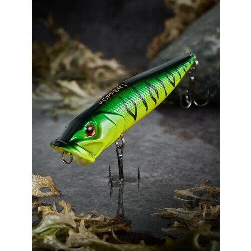 Поппер приманка для рыбалки на щуку поверхностный 12 гр, 9 см (цвет 02)