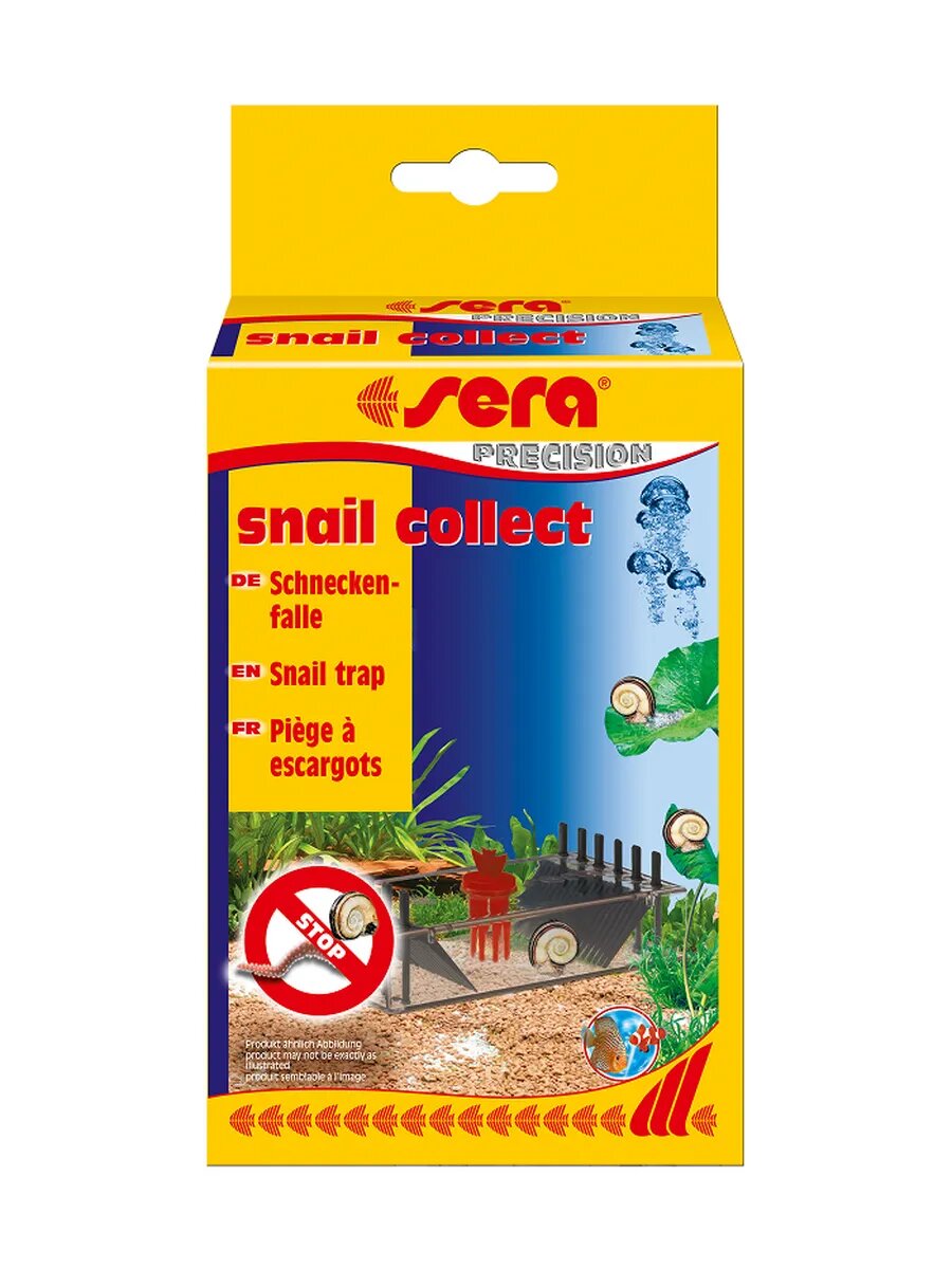 Ловушка для улиток "Sera Snail Collect", для аквариума, пластик, прозрачная