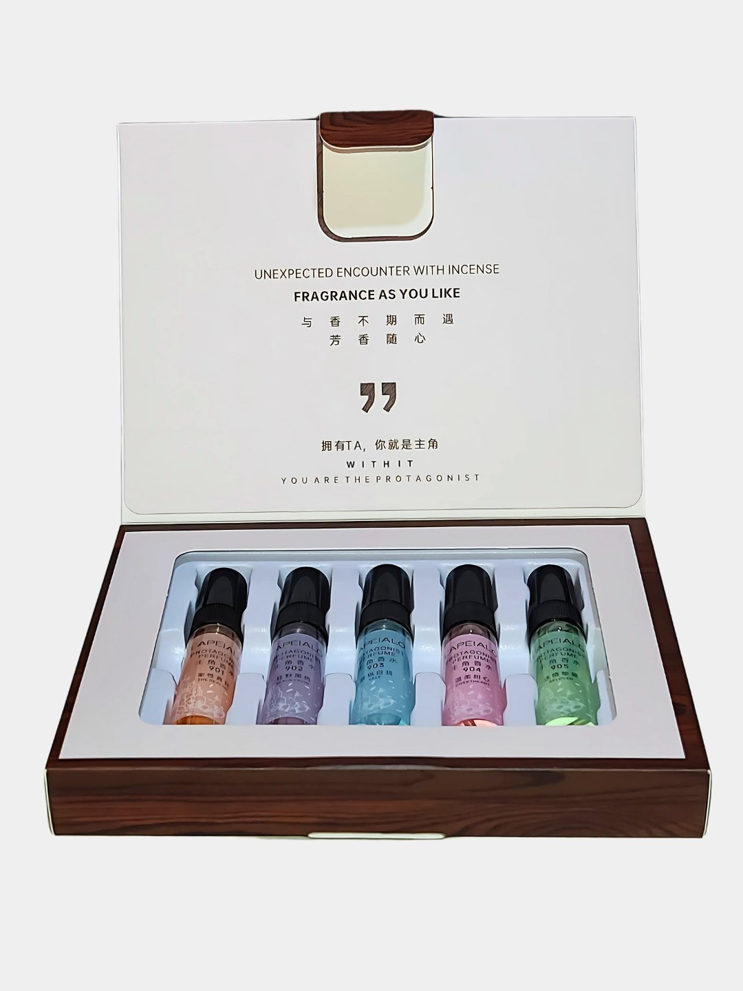 Подарочный набор духов 5 в 1 l'apeialo, с феромонами, для женщин, 5 мл — фото 1