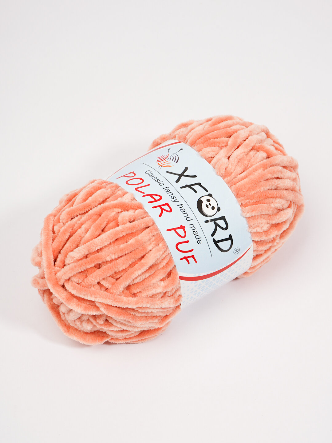 Пряжа для вязания полар пуф 100%, 100г, 110м, однотонная, полестер
