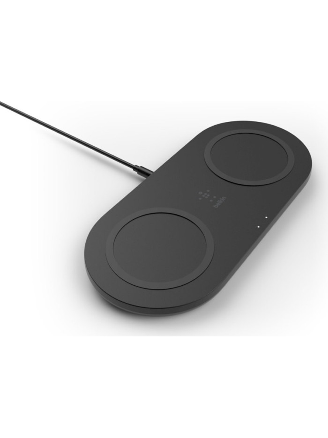 Беспроводное зарядное устройство Belkin Dual Pad Wireless Charging Qi 15W (WIZ008VFBK) для Iphone и Android, черный