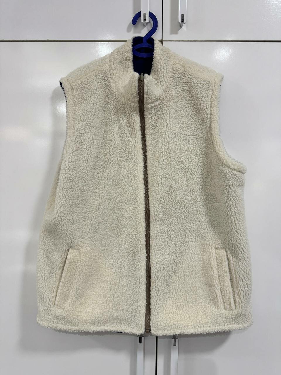 Жилет Лори 54, размер 54, синий/белый — фото 1