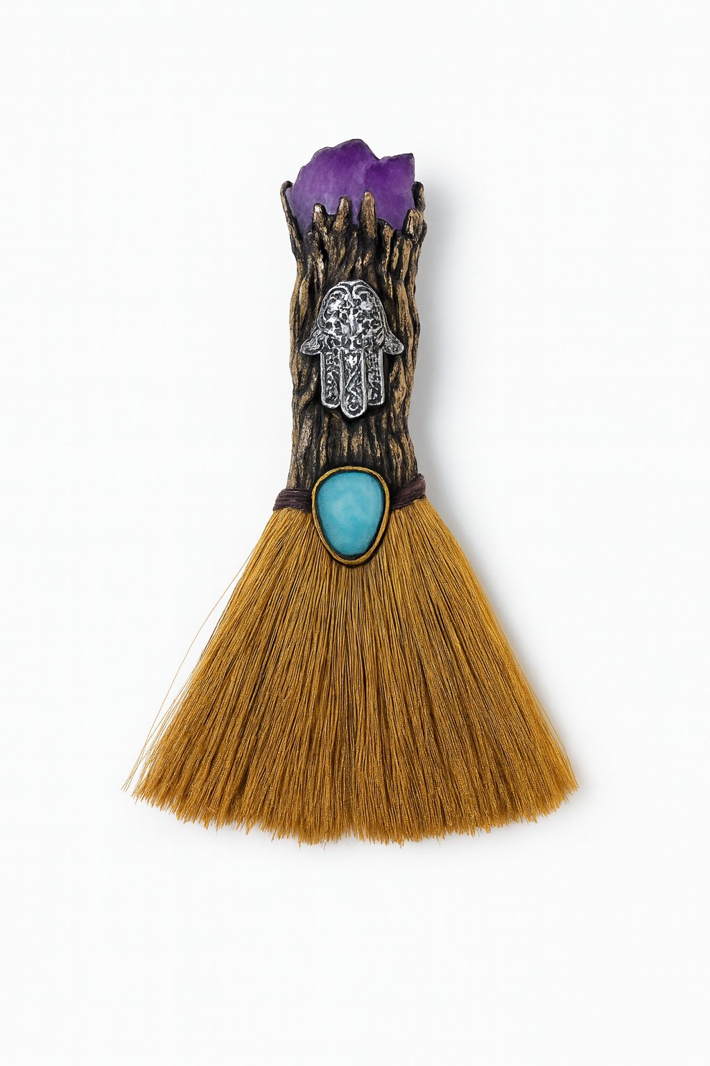 Оберег-метла на богатство и достаток. Атрибут для интерьера.