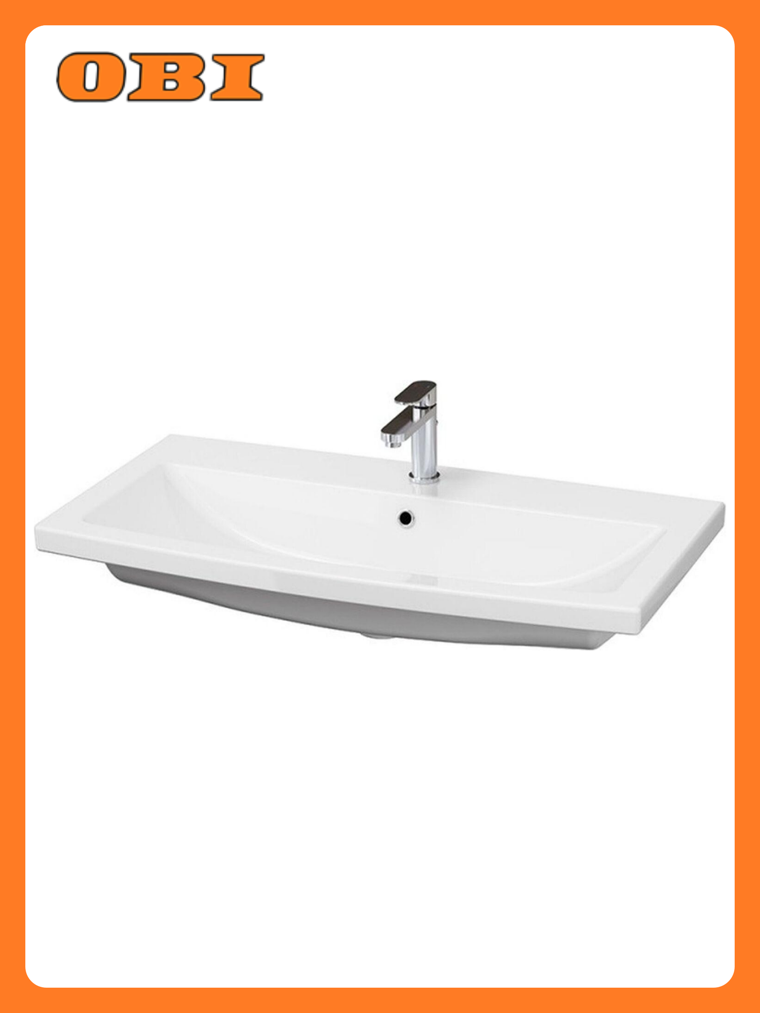 Раковина встраиваемая Cersanit COMO UM-COM80/1 80 см