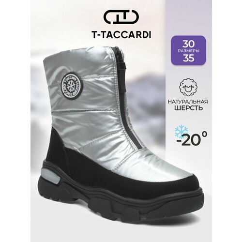 фото Дутики t.taccardi весна-лето 2026, размер 34, серебристый