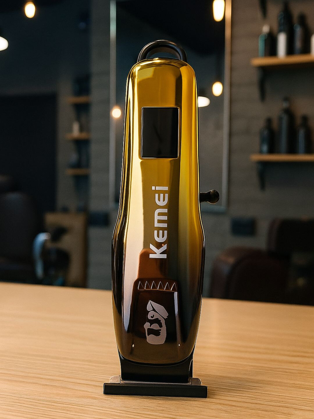 Триммер для волос Kemei J03, для бороды, усов, бровей и тела, с подсветкой