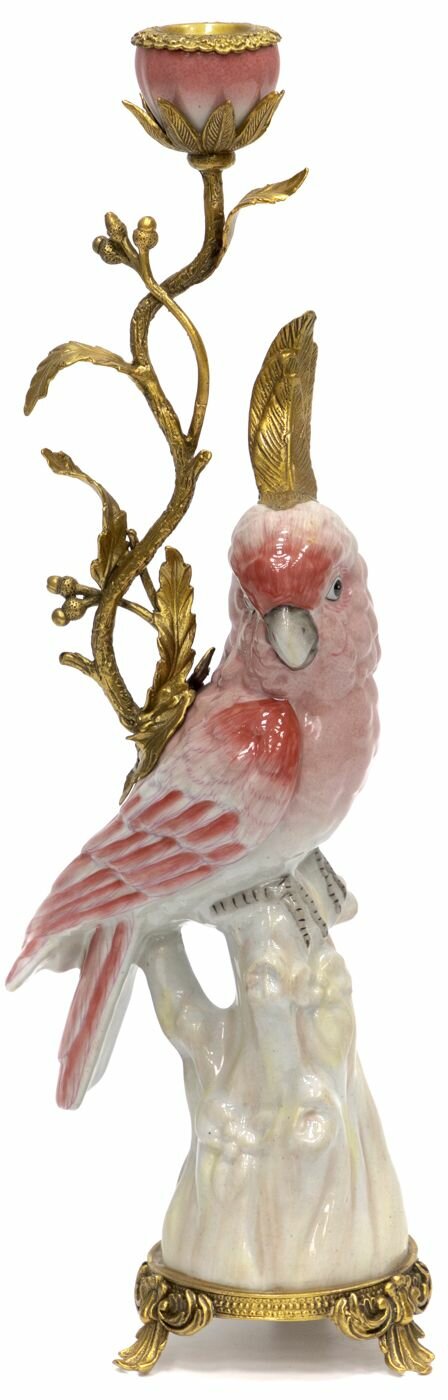 31G1827/E644HAC/HFX1630 Подсвечник 16x10x42см, фарфор, Glasar