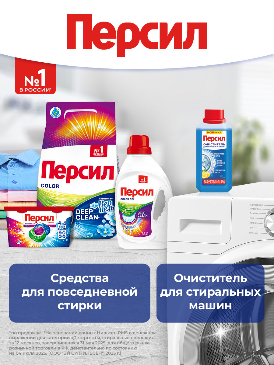 Гель для стирки Персил Sensitive для чувствительной кожи, 2х1,95л, 60 стирок. Жидкий порошок для стирки, 3,9л — фото 1