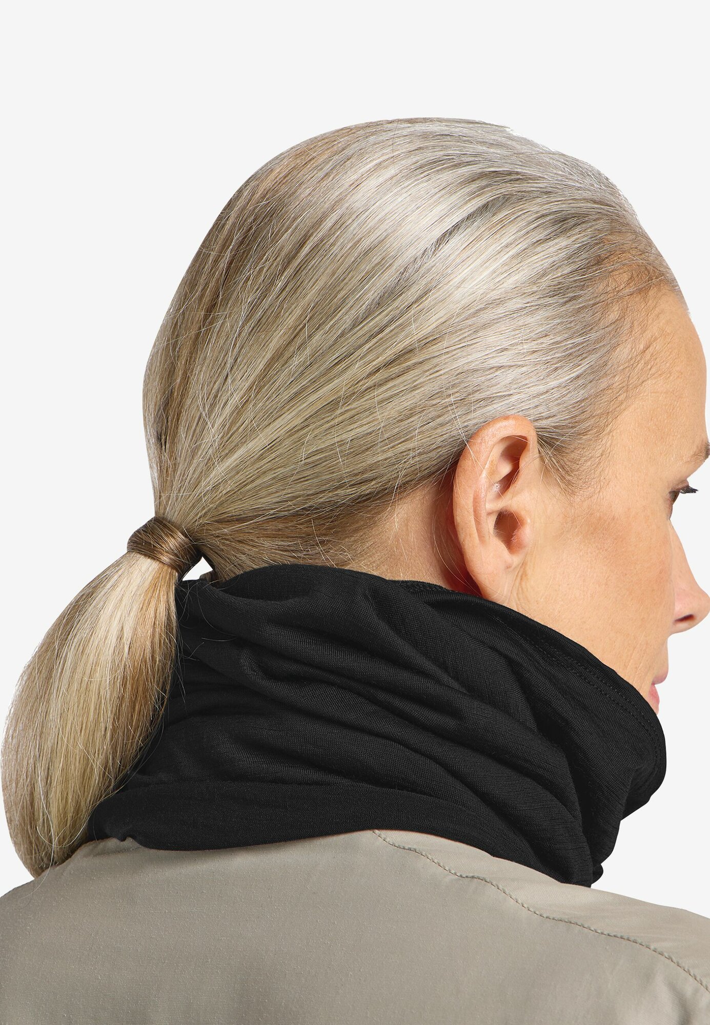 Шарф Jack Wolfskin BASIC NECKGAITER для взрослых и детей, one size, черный — фото 1