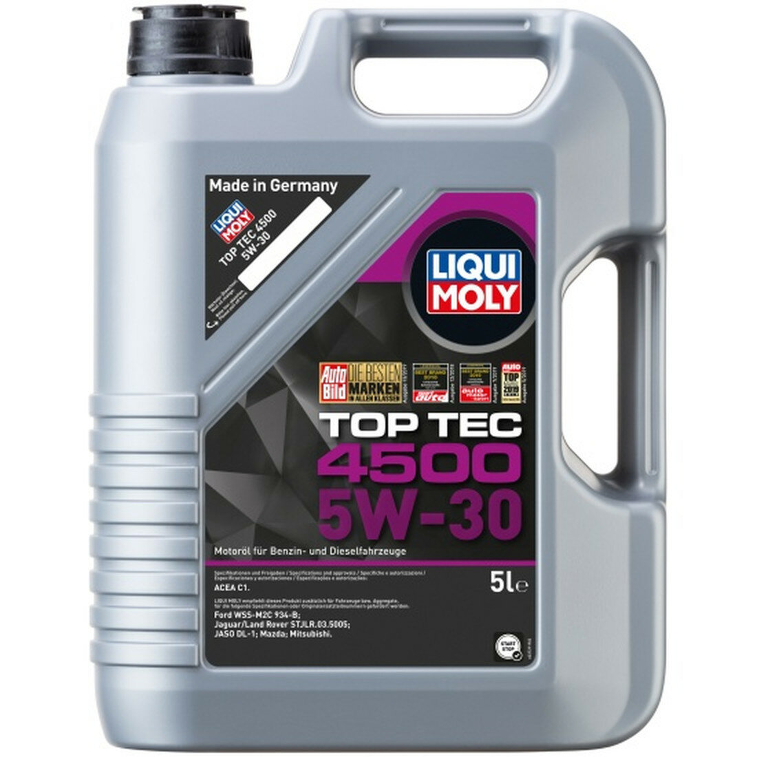 Моторное масло Liqui Moly Molygen New Generation 5W-40 НС-синтетическое 4 л, 8578