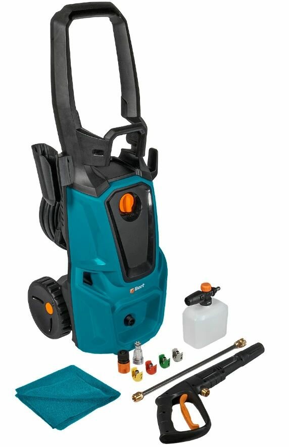 Минимойка BORT BHR-2700 Pro 2500Вт 180бар 480л/ч 10м до 50°С синяя