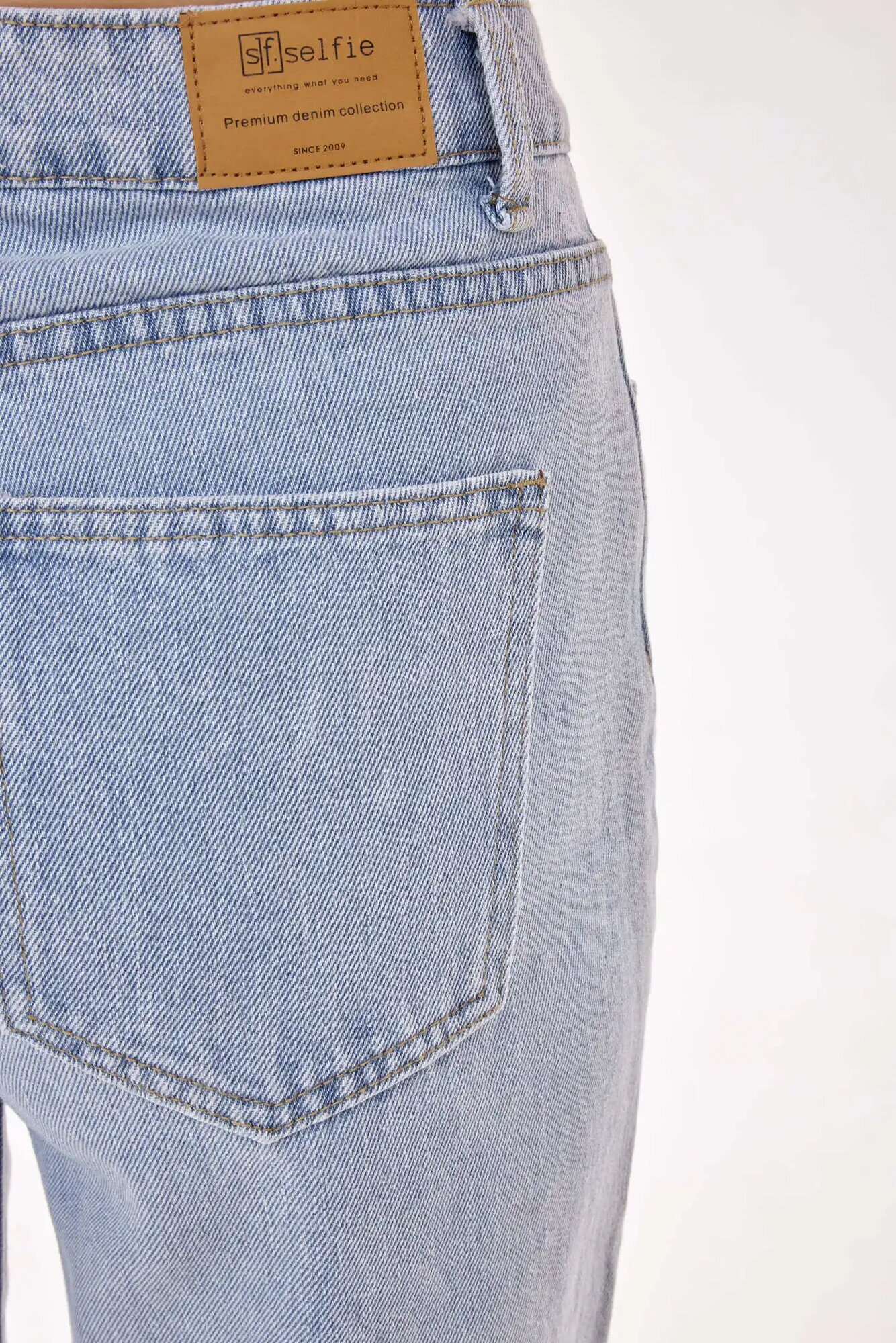 Джинсы Selfie, размер S, светло-голубой — фото 1