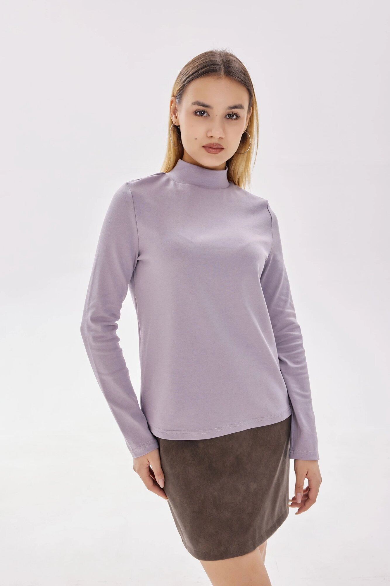 Лонгслив Selfie, размер S, , серый — фото 1